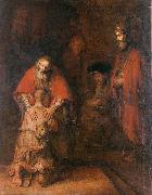 REMBRANDT Harmenszoon van Rijn The Return of the Prodigal Son oil